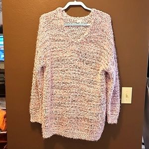 Pink Eyelash Sweater XXL